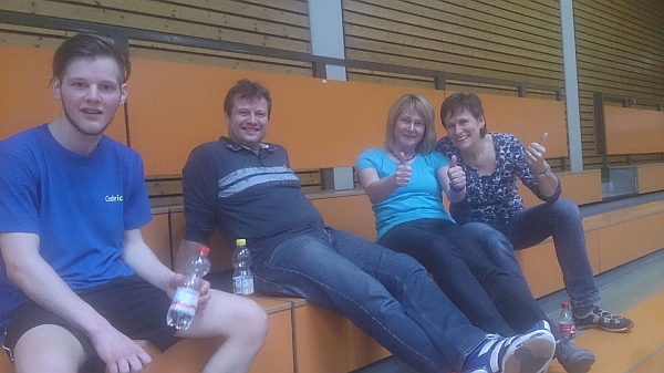 Mit den Fans