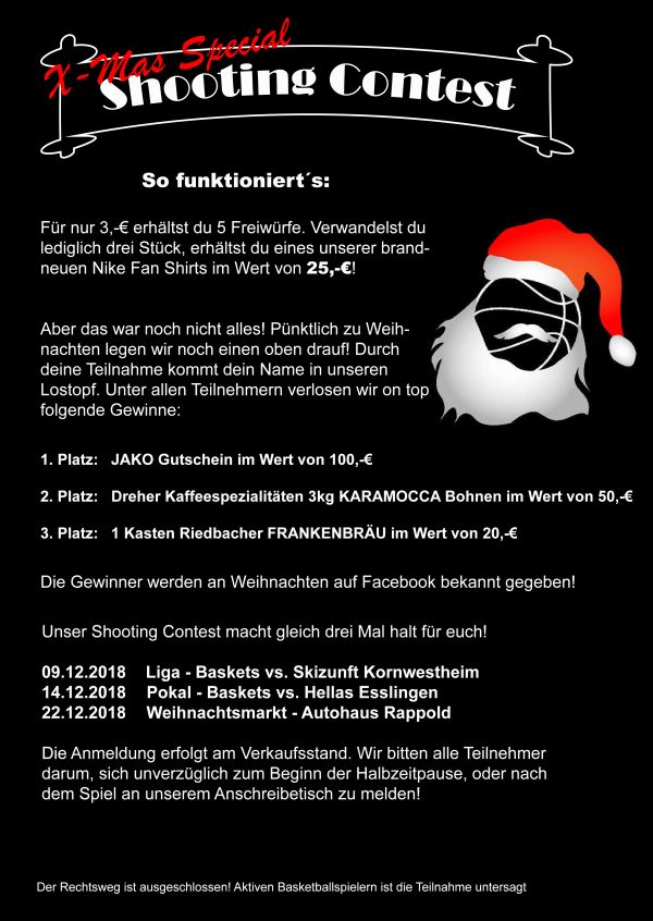 XMas Aktion der Baskets