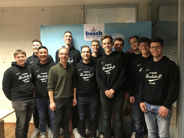 Baskets zu Besuch bei Bosch in Wiesenbach