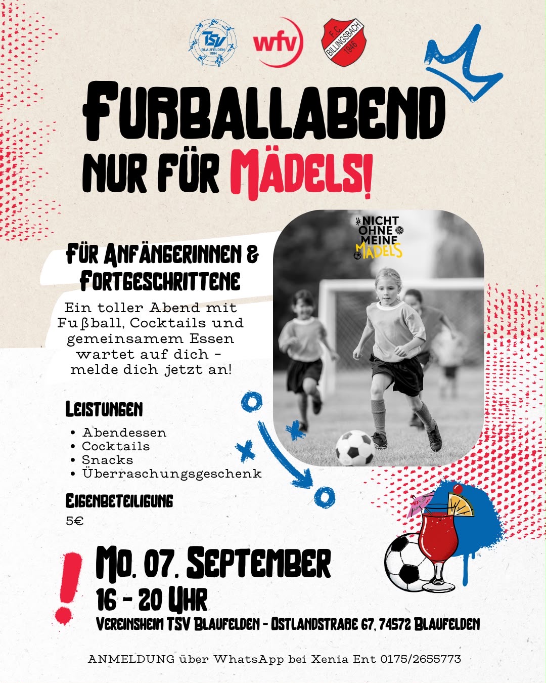 Fußballabend für Mädels Fußballabend für Mädels