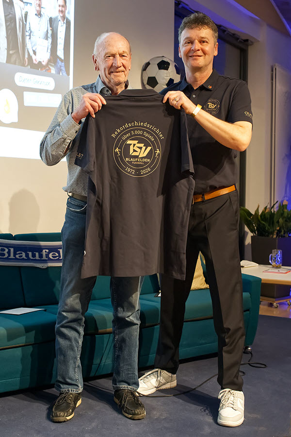 Ehrung für Dieter Gennrich